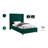 Dymonique Velvet Bed-63427353-63427356