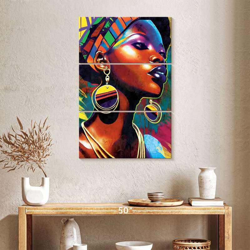 Beauté tribale Leisha, H 65 po x l 42 po
