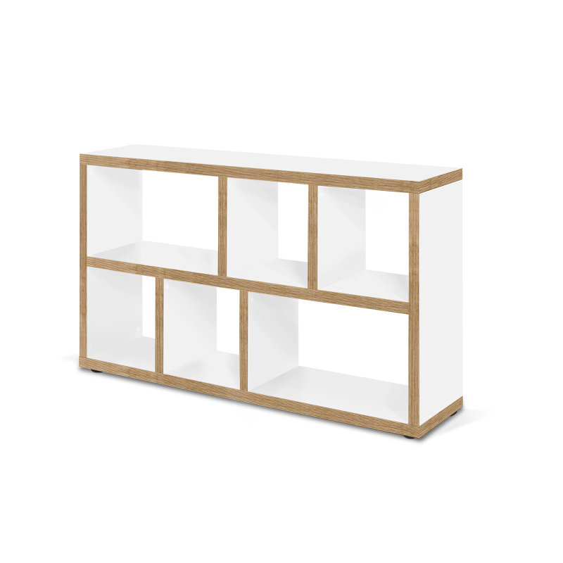 Bibliothèque Stetson, Blanc pure / contreplaqué
