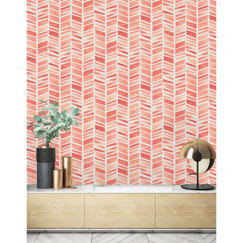 Rouleau de papier peint adhésif Hesse, L 16,67 po x l 25 po