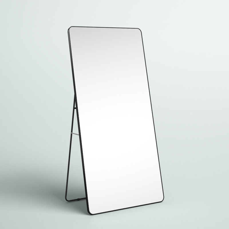 Miroir pleine longueur Destefano Essence, Noir, 72 po x 36 po
