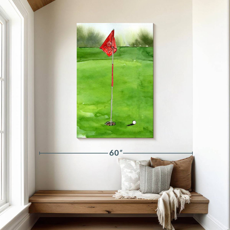 Tee Off Time I, 45" H x 30" W