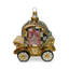 2026 Just Married Carriage Glass Ornament