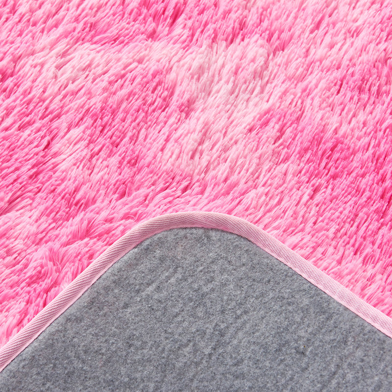 Tapis rose à poils longs Belgard, Rectangle 4 pi x 6 pi