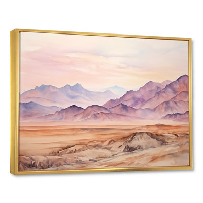 Paysage désertique des montagnes égyptiennes - Égypte, art mural