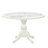 3-Pc Dining Table Set Include a Dining Table with Veined Marble Pattern Tabletop and 2 Wooden Chairs, Linen white-1097508047-1097508046-1087402218