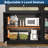 60'' Rattan Sideboard, Sideboard Cabinet with 2 Drawers and 4 Rattan Doors, Buffet Cabinet with Adjustable Shelves for Dining Room, Living Room and EntryWay-1021428347