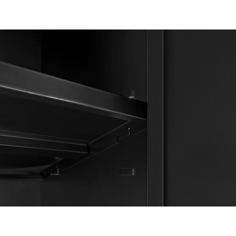 Bold Series 10 Piece Complete Storage System Set, Stainless Steel, Black