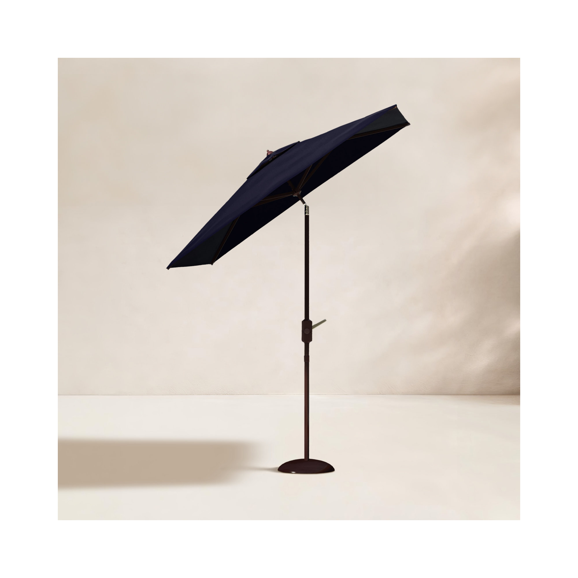Lealia 90'' Outdoor Umbrella, Navy