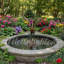 Bronze Flapping Heron Fountain