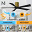 60" Irene 5-Blade Hugger Ceiling Fan with Wall Remote-1087667383-1087667333-1087667391