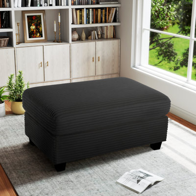 Yakina Upholstered Rectangle Ottoman