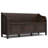 Connaught 56"W Solid Wood Wide Entryway Storage Bench with Lift-Top Lid and 3 Storage Compartments