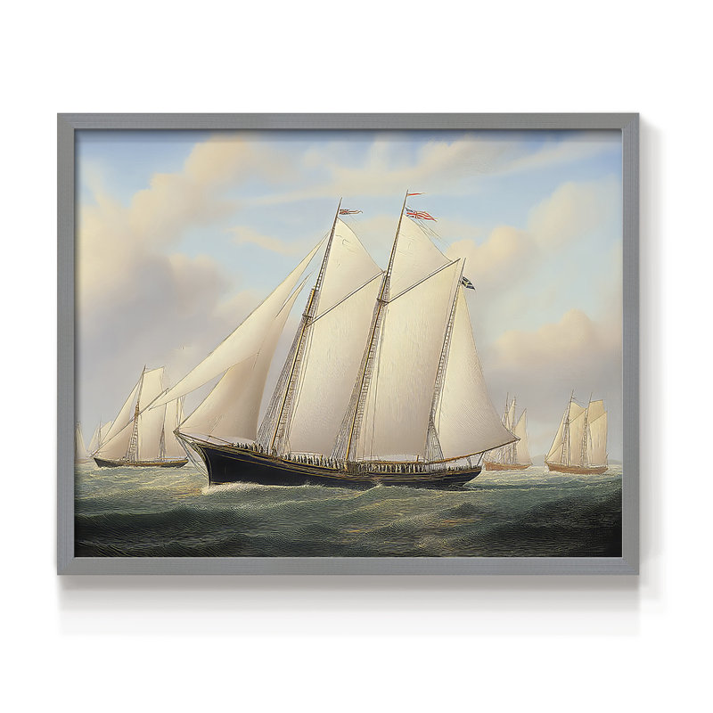 Nautical Series-XCV - Reproduction encadrée - Restickable