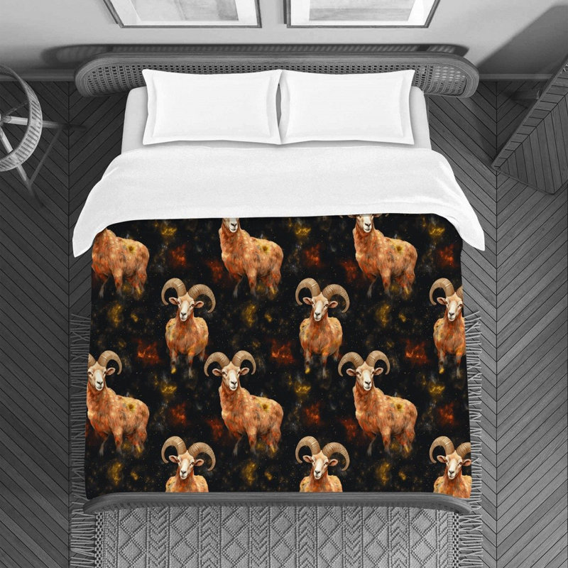 Ram Duvet Cover, King Duvet Cover