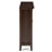 Acadian 36"W Solid Wood Transitional Entryway Storage Cabinet with Drawers, Glass Doors and Adjustable Shelves-2146567661
