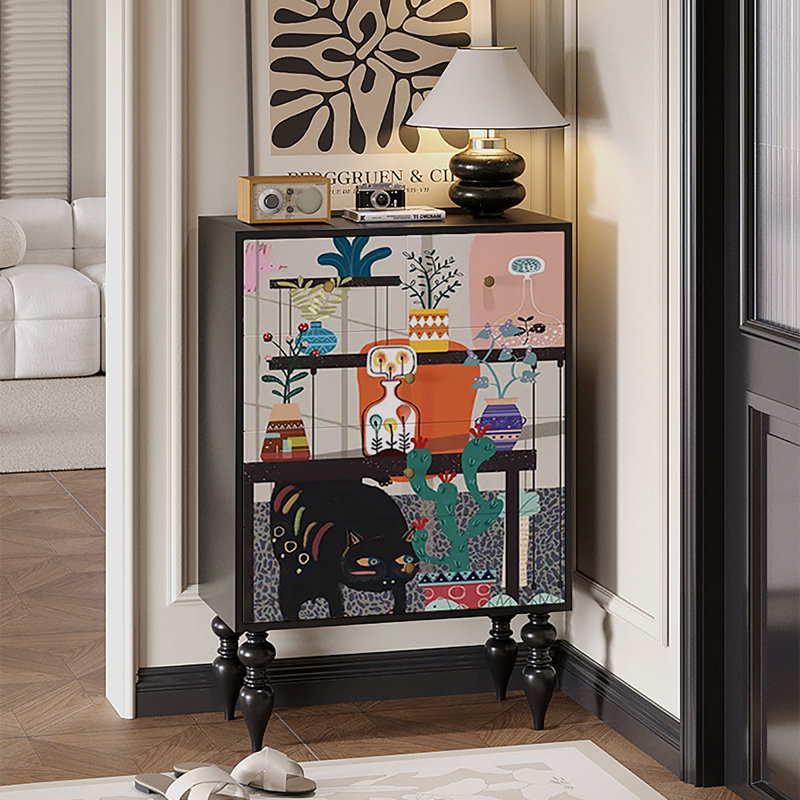 Armoire de rangement de salon moderne français