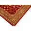 Tapis rouge / brun en laine noué à la main de style oriental Baglari 8 pi x 9 pi 10 po