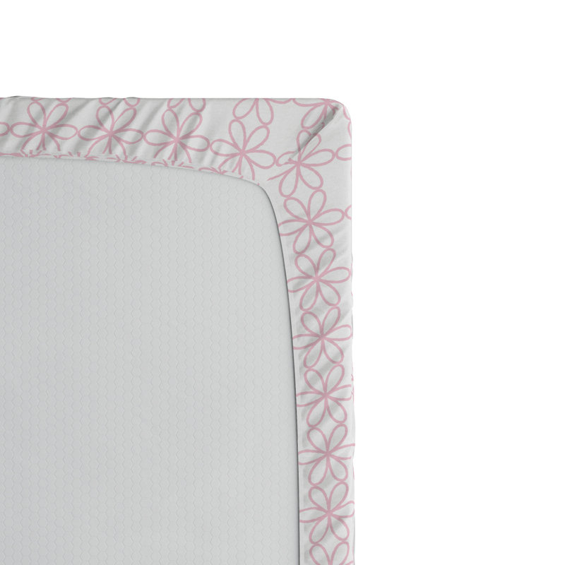 Drap-housse à pois, Drap-housse simple TG, Floral 2