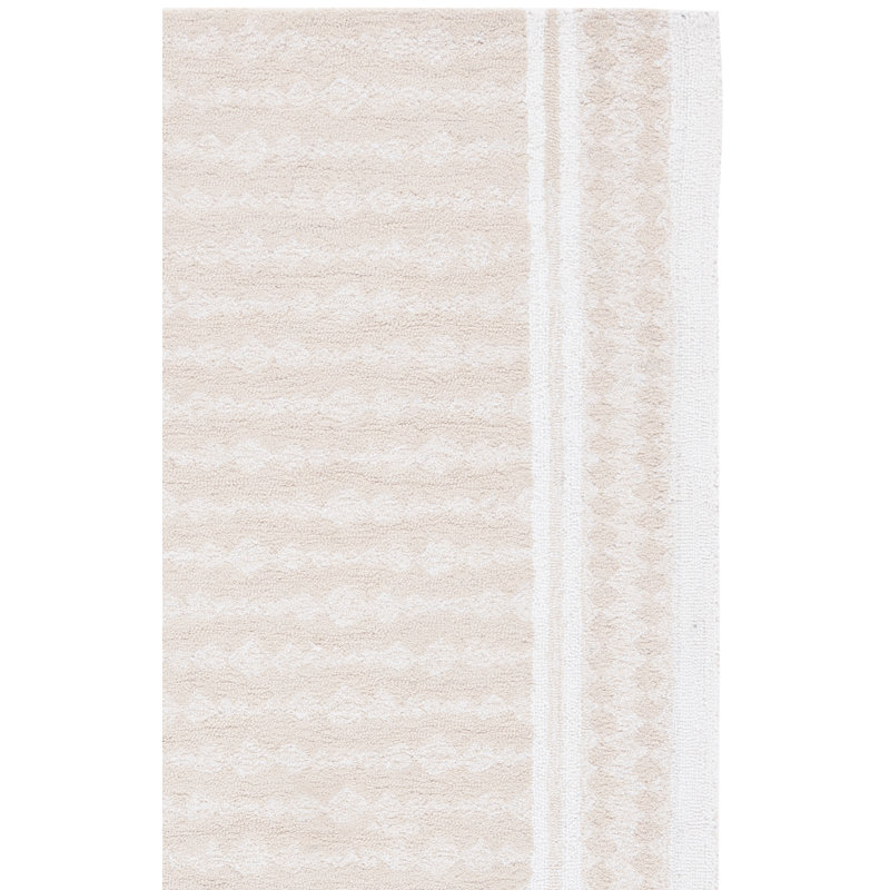 Tapis beige / ivoire Capri 710, Tapis de couloir 2 pi 3 po x 9 pi