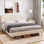 Structure de lit en velours-1834405290-1834405291