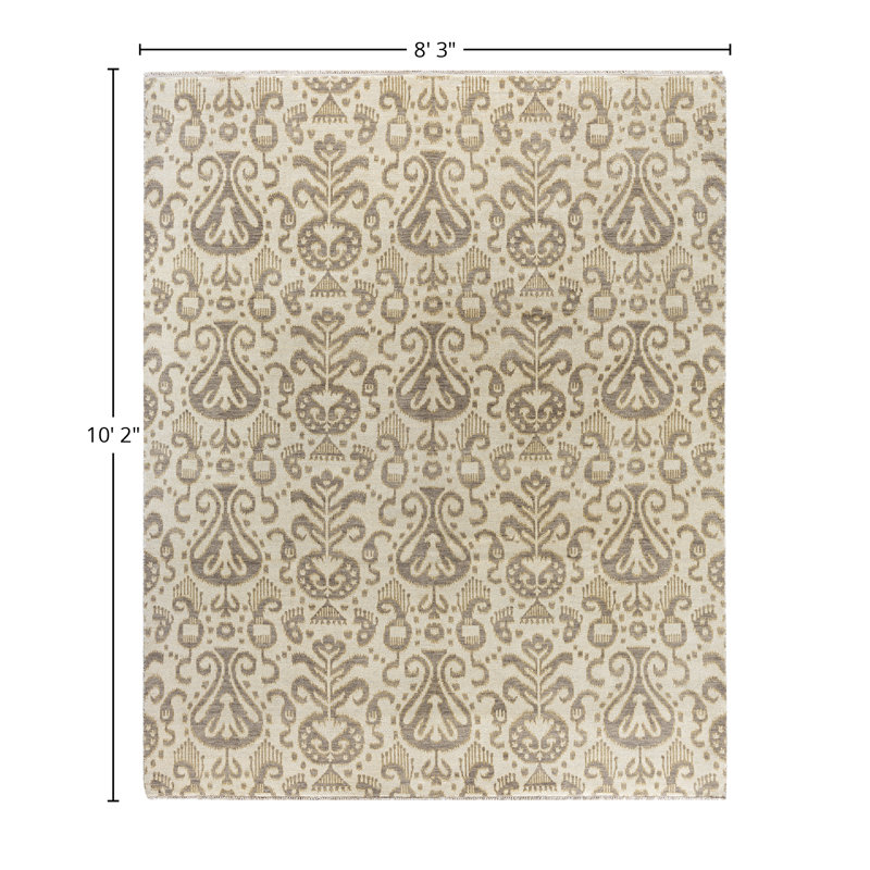 Overdyed One-of-a-Kind 8' 3" X 10' 2" Hand Knotted Area Rug