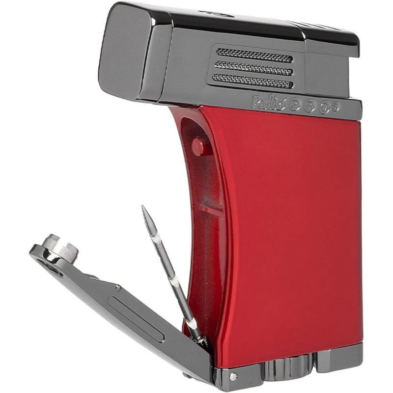 Palió Pro Scorpius Angled Single-Jet Refillable, Gray/Red