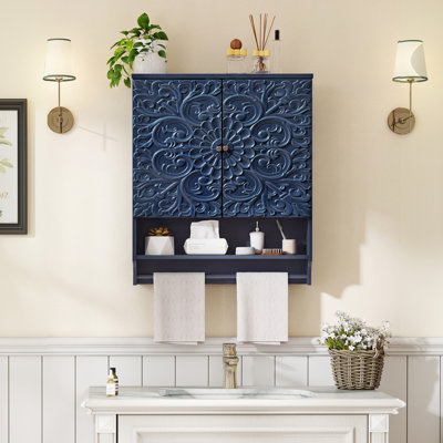 Rangement mural pour armoire de salle de bain