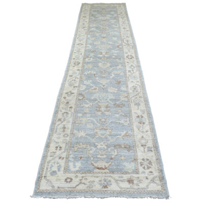 Kathee One-of-a-Kind Runner 3'0" X 13'7" New Age Runner Wool Area Rug in