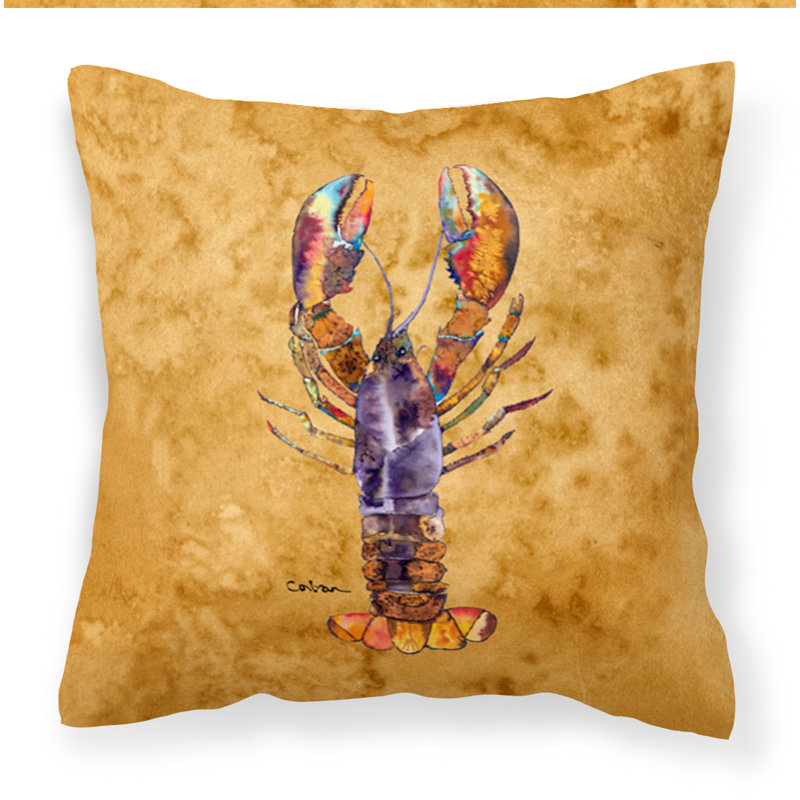  Coussin décoratif 14 "Lobster