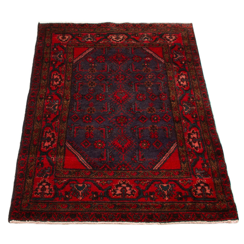 Tapis bleu marine Andelz 3 pi 7 po x 6 pi 3 po