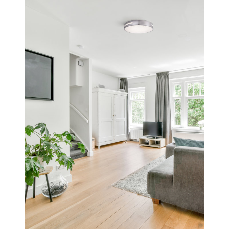 Devontae LED Flush Mount, Brushed Nickel