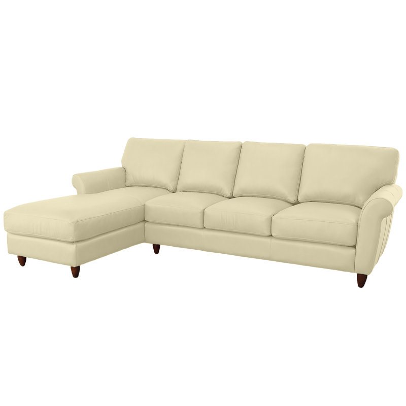 Canapé modulaire en cuir véritable Cherish, Cuir véritable naturel, Face à la gauche