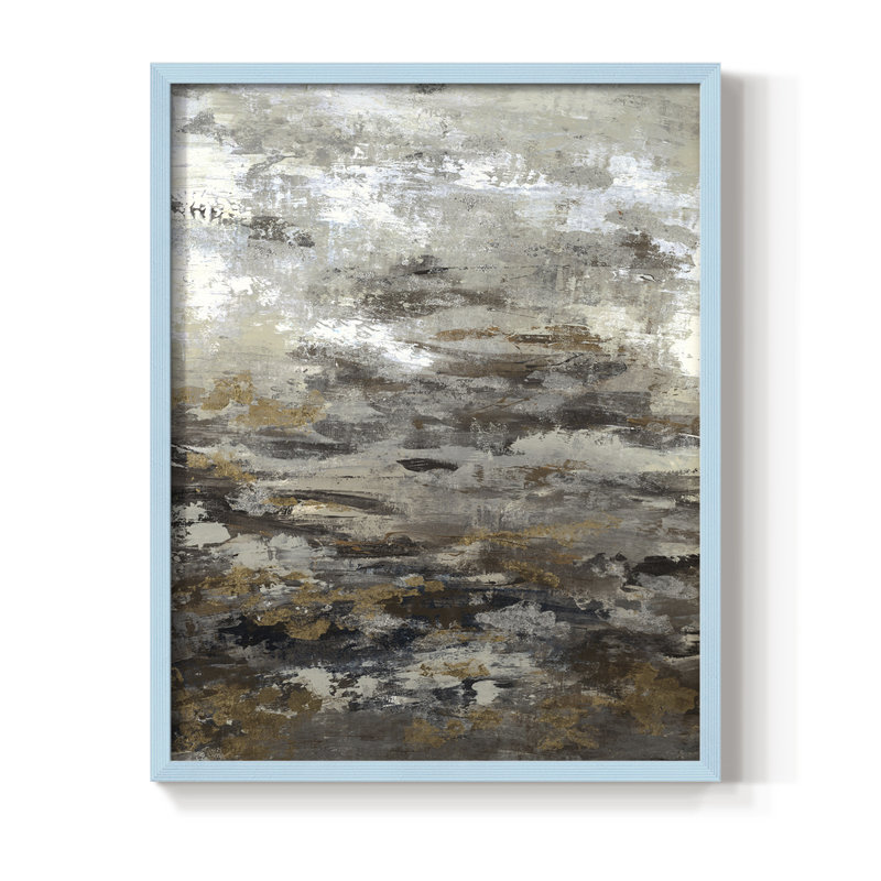 Shining Example Framed Print - Solid Wood, Blue, 10" H x 8" W