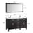 Monadnock 60" Double Bathroom Vanity Set with Mirror-33560729
