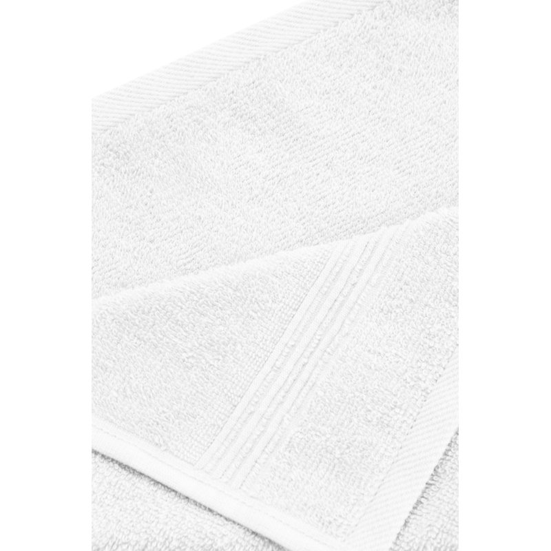 Ozdilek 6-Piece Washcloth Set 13x13 Towels 100% Turkish Cotton, Soft, Absorbent, Gentle on Sensitive Skin, Multi-Purpose Use, Washable, Reusable, Ideal for Baby Care & Spa 6 Towels (White)