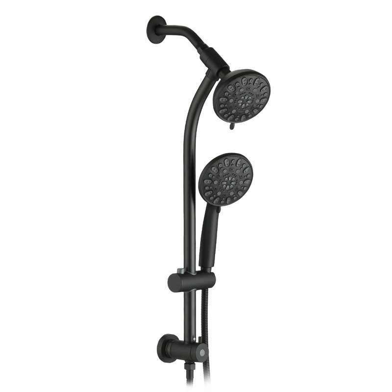 Dual Shower Head 1.8 GPM GPM, Matte Black