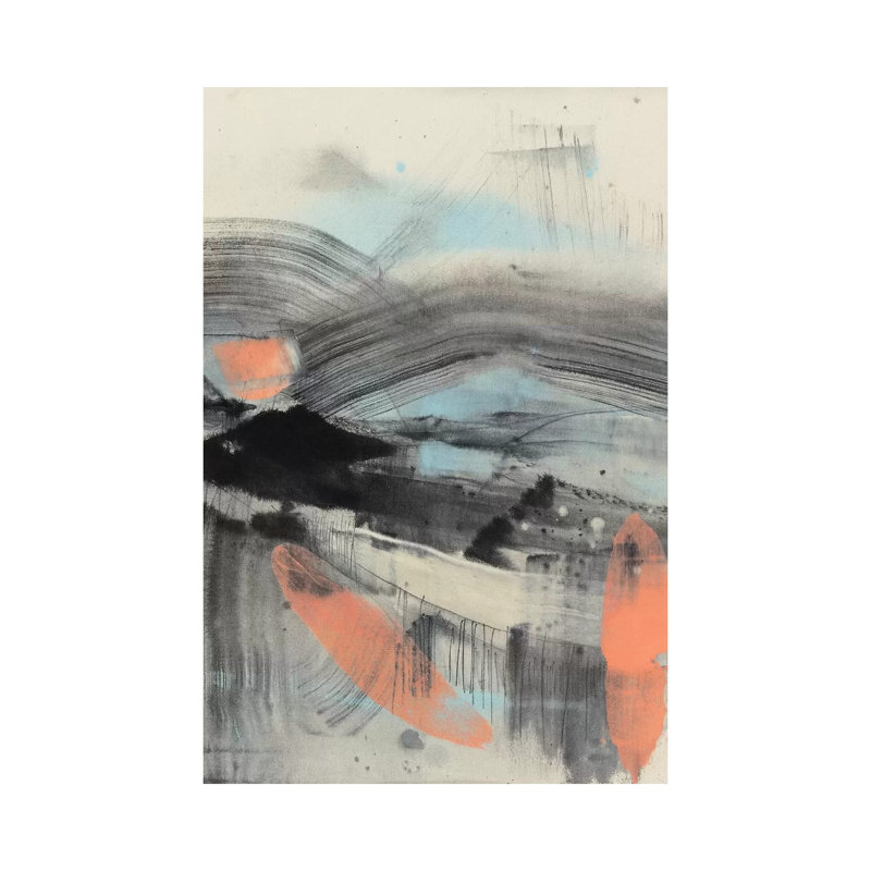 Twisting Range I by Jennifer Goldberger - Wrapped Canvas Gallery-Wrapped Canvas Giclée, 20.32 cm H x 30.48 cm W