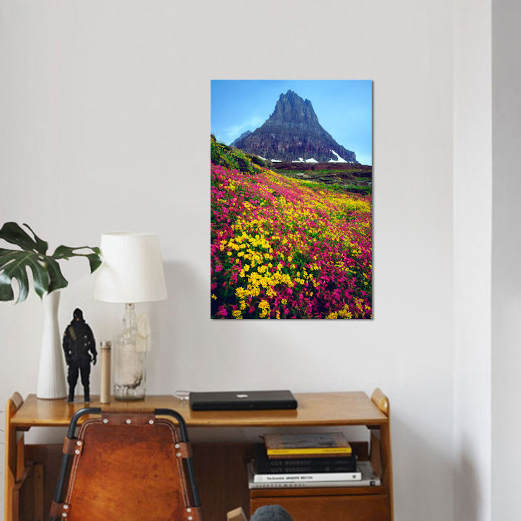 « summer landscape », reproduction de photo sur toile, H 40 po x l 26 po x P 1,5 po, Pas de tapis, Toile tendue