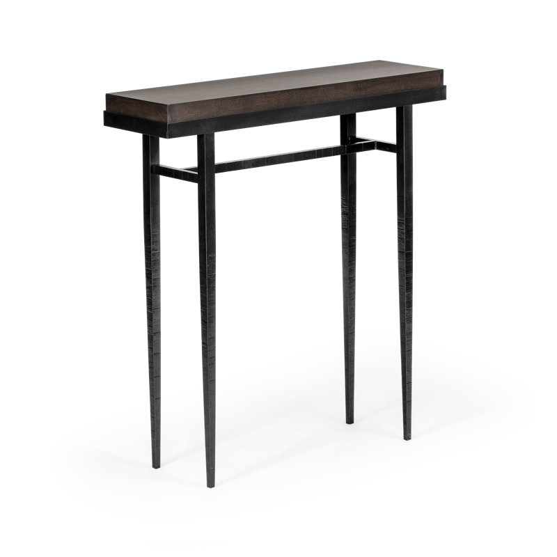 Wick Console Table, Black, 32" H x  30" W x 8.5" D, Espresso