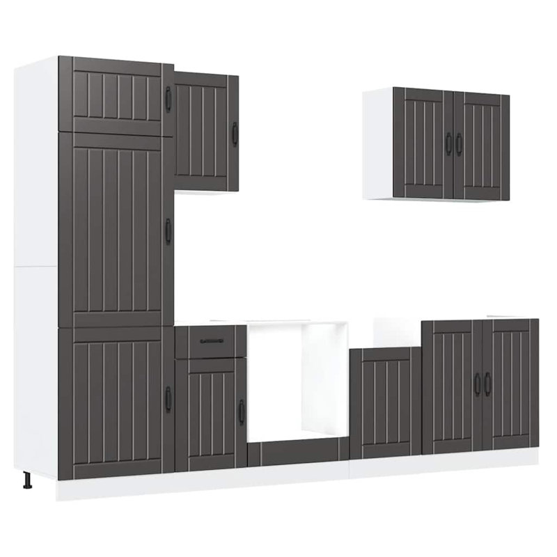 Kitchen Cabinet Set, White