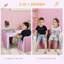Ensemble de canapé pour enfants 2-en-1 multifonctionnel Ensemble de chaises de table pour tout-petits 2 places Canapé Boîte de rangement souple et robuste-787175146