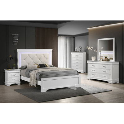Ensemble de chambre à coucher 5 pièces Sabine