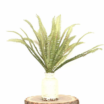 18 po de verdure artificielle, branche de feuillage de fougère, longue tige de ferme pour décorations de table de centre de table de bureau à domicile