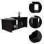 Table basse, tablette inférieure ouverte
