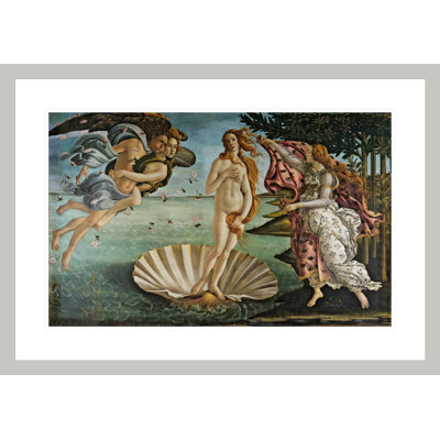 The Birth of Venus by Sandro Botticelli -Framed Giclee Print
