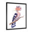Rétro oiseau huppé sur une branche - peinture sur toile-59707594-59707595