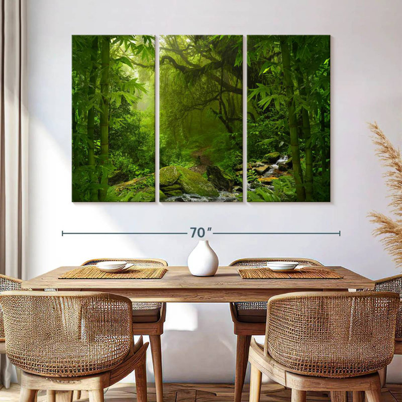 Alvord Lush Jungle Bamboo, 32" H x 50" W