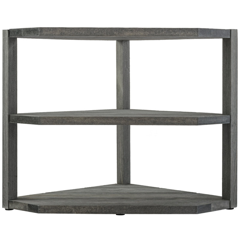 Solid + Manufactured Wood Cabinet Shelving Rack