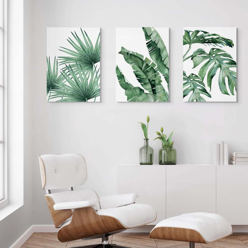 3 Piece Wrapped Canvas Print, 60 cm H x 40 cm W